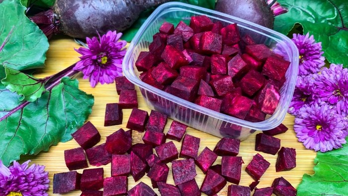 4 ways to freeze raw beets for the winter