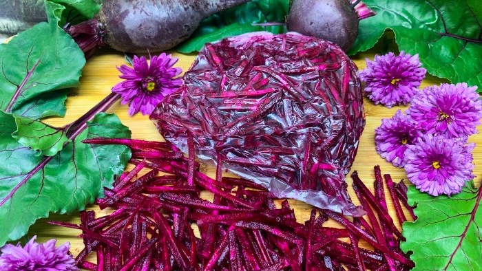 4 ways to freeze raw beets for the winter