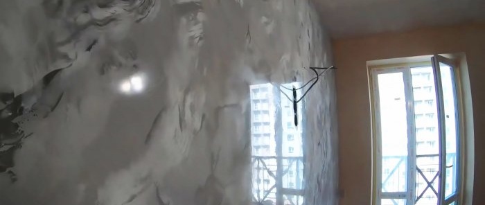 How to cheaply make a realistic imitation of marble using Venetian plaster