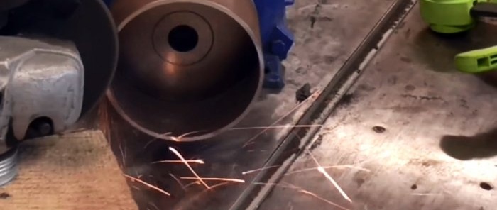 How to make a pulley for a grinder without a lathe from a piece of pipe