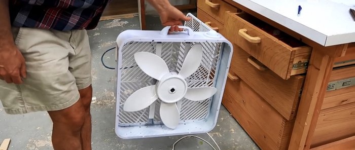 The fan vibrates a lot Do-it-yourself balancing