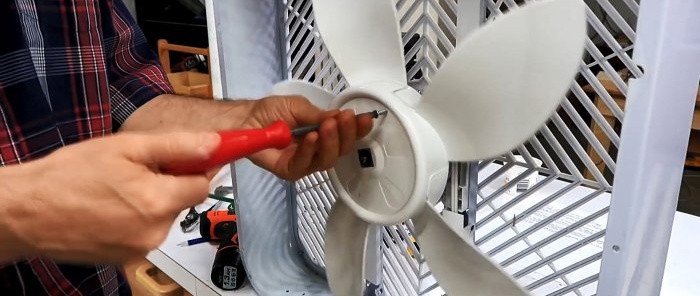 The fan vibrates a lot Do-it-yourself balancing