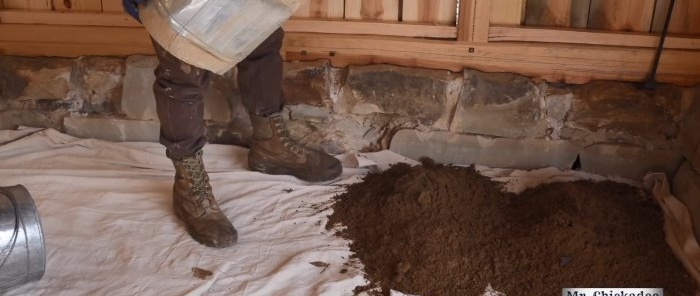 How to make a workshop floor from wooden blocks