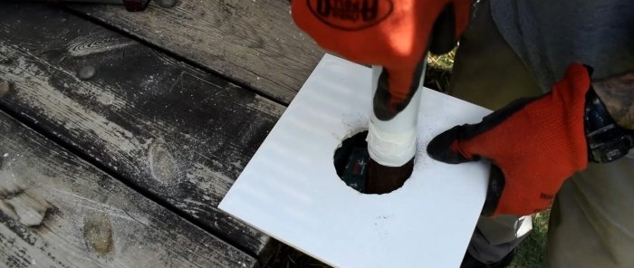 How to drill a tile under a socket box with a crown or a thin drill