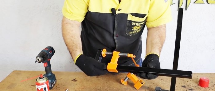 How to make a large clamp from a profile