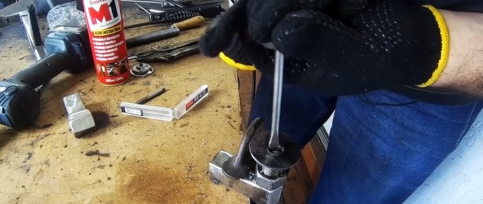 How to make a large clamp from a profile