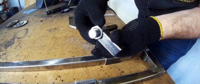 How to make a large clamp from a profile