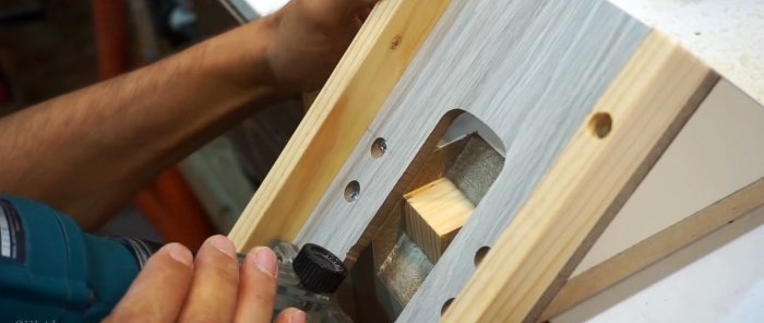 How to make a jig for a router for a dovetail box joint