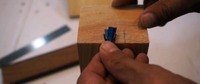 How to make a jig for a router for a dovetail box joint