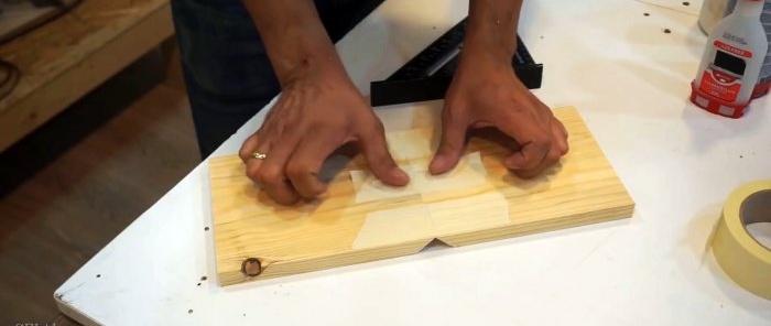 How to make a jig for a router for a dovetail box joint