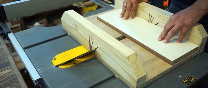 How to make a jig for a router for a dovetail box joint