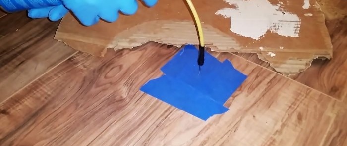 How to level the floor under laminate without dismantling