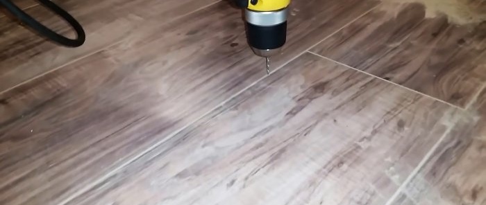 How to level the floor under laminate without dismantling