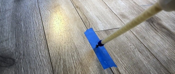 How to level the floor under laminate without dismantling