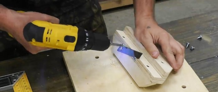 How to make a device for cutting a corner groove for joining penoplex