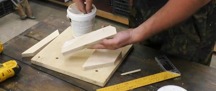 How to make a device for cutting a corner groove for joining penoplex