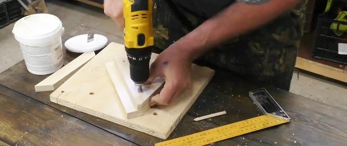 How to make a device for cutting a corner groove for joining penoplex