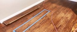 How to replace a laminate board in the middle without dismantling the adjacent ones