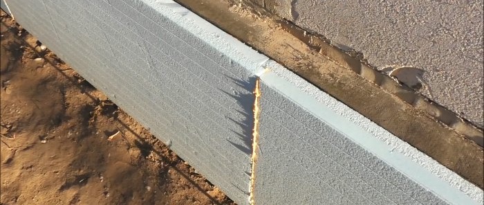 How to reliably and permanently insulate the foundation and plinth with available materials