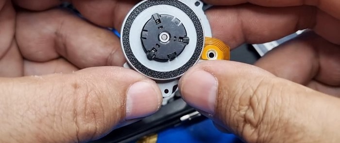 How to use a DVD drive motor