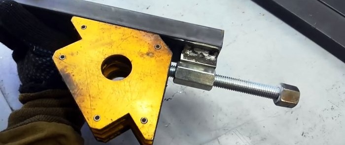 How to make simple long clamps from a profile