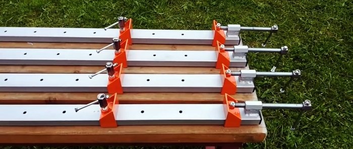 How to make simple long clamps from a profile