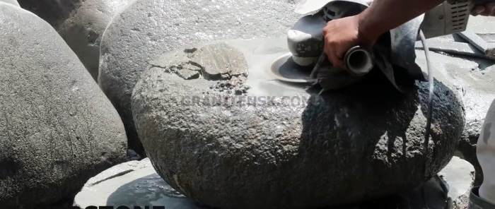 How to make a shell from a river boulder