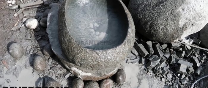 How to make a shell from a river boulder