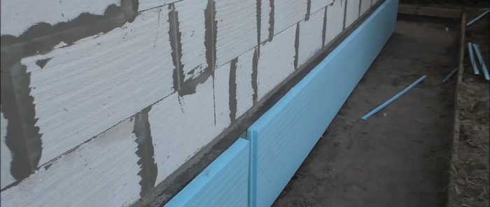 How to reliably and permanently insulate the foundation and plinth with available materials