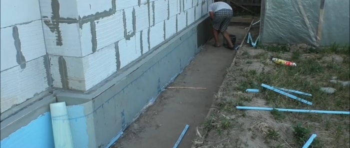 How to reliably and permanently insulate the foundation and plinth with available materials