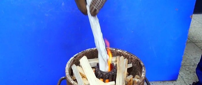 How to make a wood-burning turbo stove with your own hands