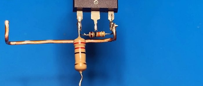 How to make a very simple transistor induction heater