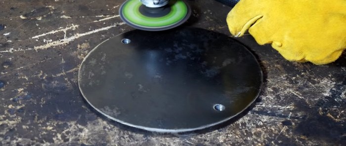 How to make a press for quickly rolling out dough without welding