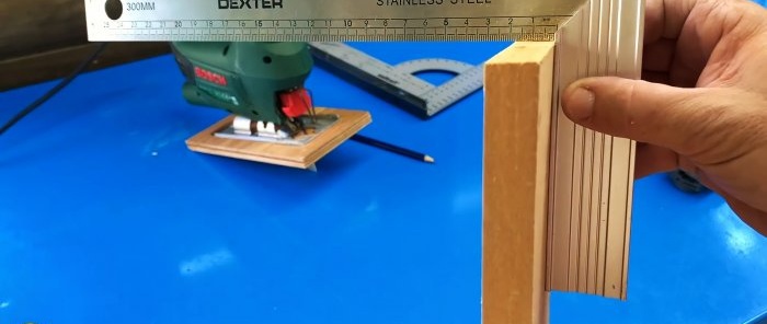 How to make a jig for absolutely straight cutting with a jigsaw