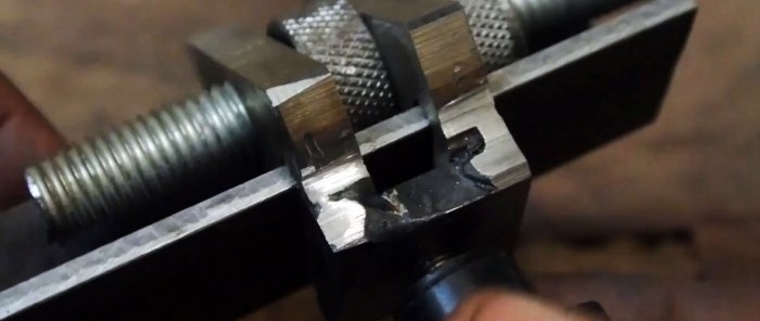 How to make a device for sharpening drills from simple materials