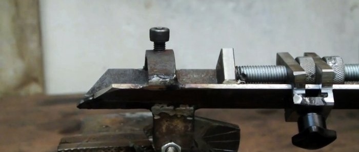 How to make a device for sharpening drills from simple materials