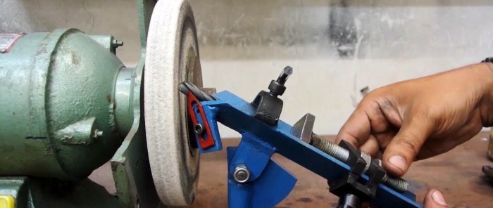 How to make a device for sharpening drills from simple materials