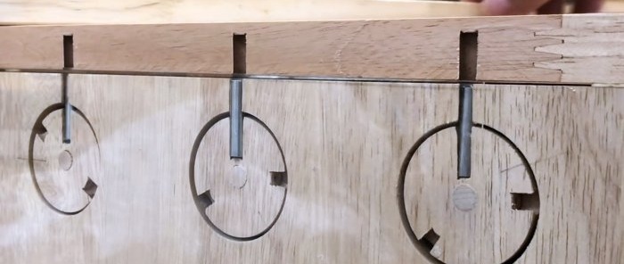 How to make a simple combination lock from wood