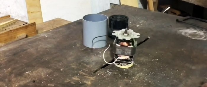 Paano gumawa ng isang hand router mula sa isang sirang blender