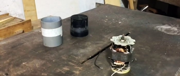 Paano gumawa ng isang hand router mula sa isang sirang blender