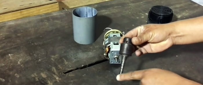 Paano gumawa ng isang hand router mula sa isang sirang blender