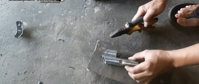 How to make a pipe bender for bending at right angles without jams