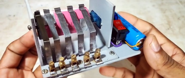 How to make a mechanical garland switch without knowledge of electronics