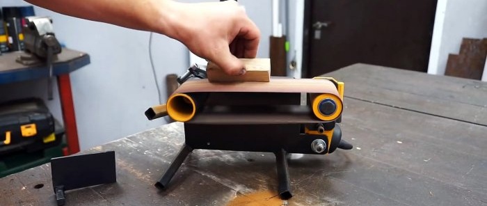 Miniature and functional do-it-yourself grinding attachment for an angle grinder