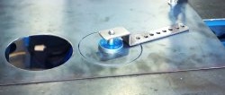 How to make a simple device for cutting circles with a plasma torch