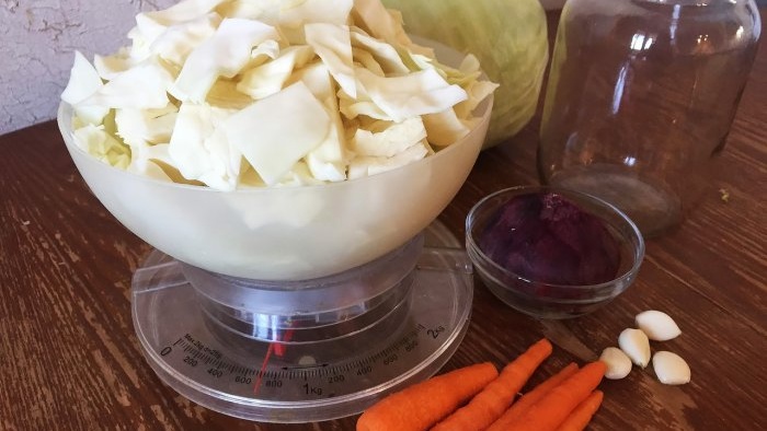 3 types of cabbage in one go, marinated with beets, classic pickled and pickled with berries