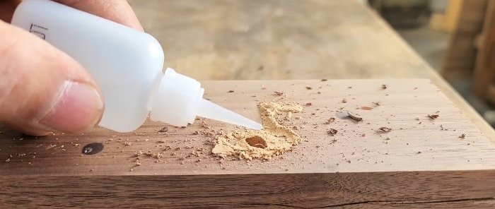 5 life hacks for eliminating wood defects using superglue