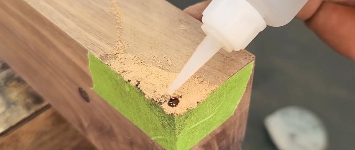 5 life hacks for eliminating wood defects using superglue