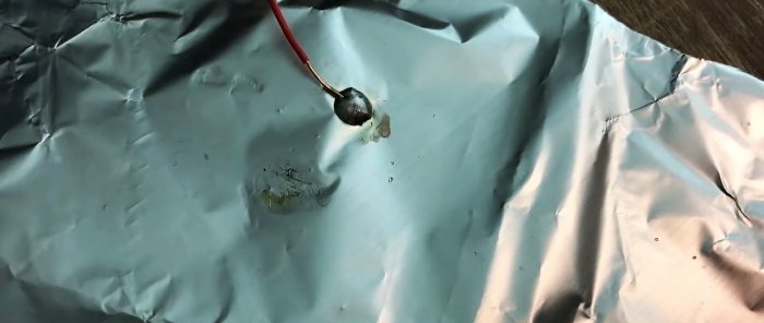 How to Solder Copper Wire to Aluminum Foil