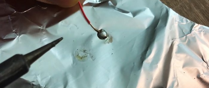 How to Solder Copper Wire to Aluminum Foil